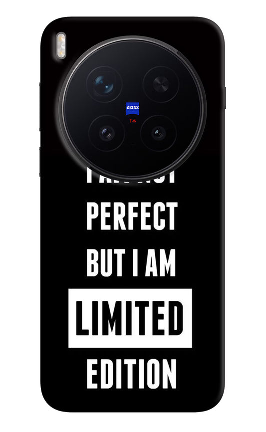 I Am Not Perfect But I Am Limited Edition Vivo X300 Pro Hard Case Back Cover by Casekaro
