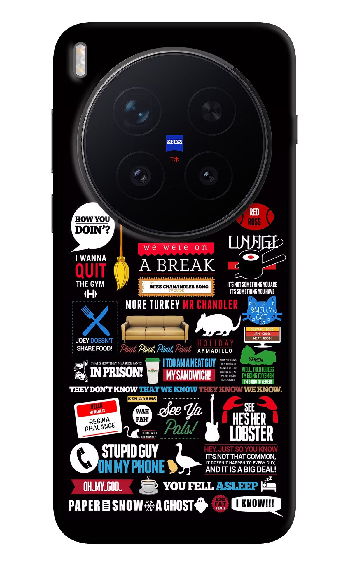 FRIENDS Vivo X300 Pro Hard Case Back Cover by Casekaro