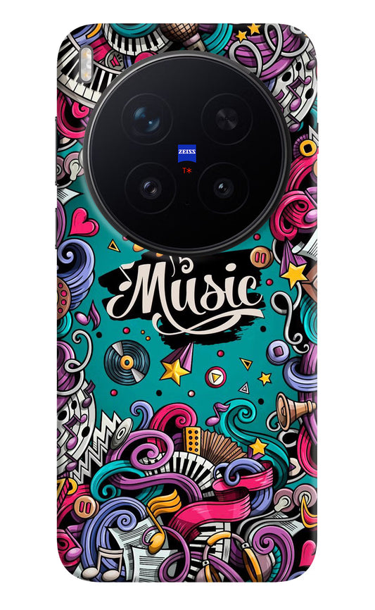 Music Graffiti Vivo X300 Pro Hard Case Back Cover by Casekaro