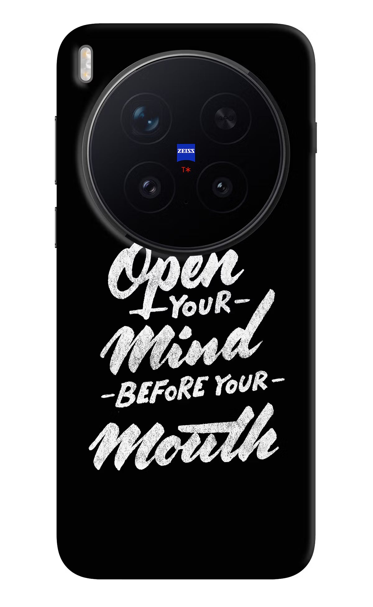 Open Your Mind Before Your Mouth Vivo X300 Pro Back Cover