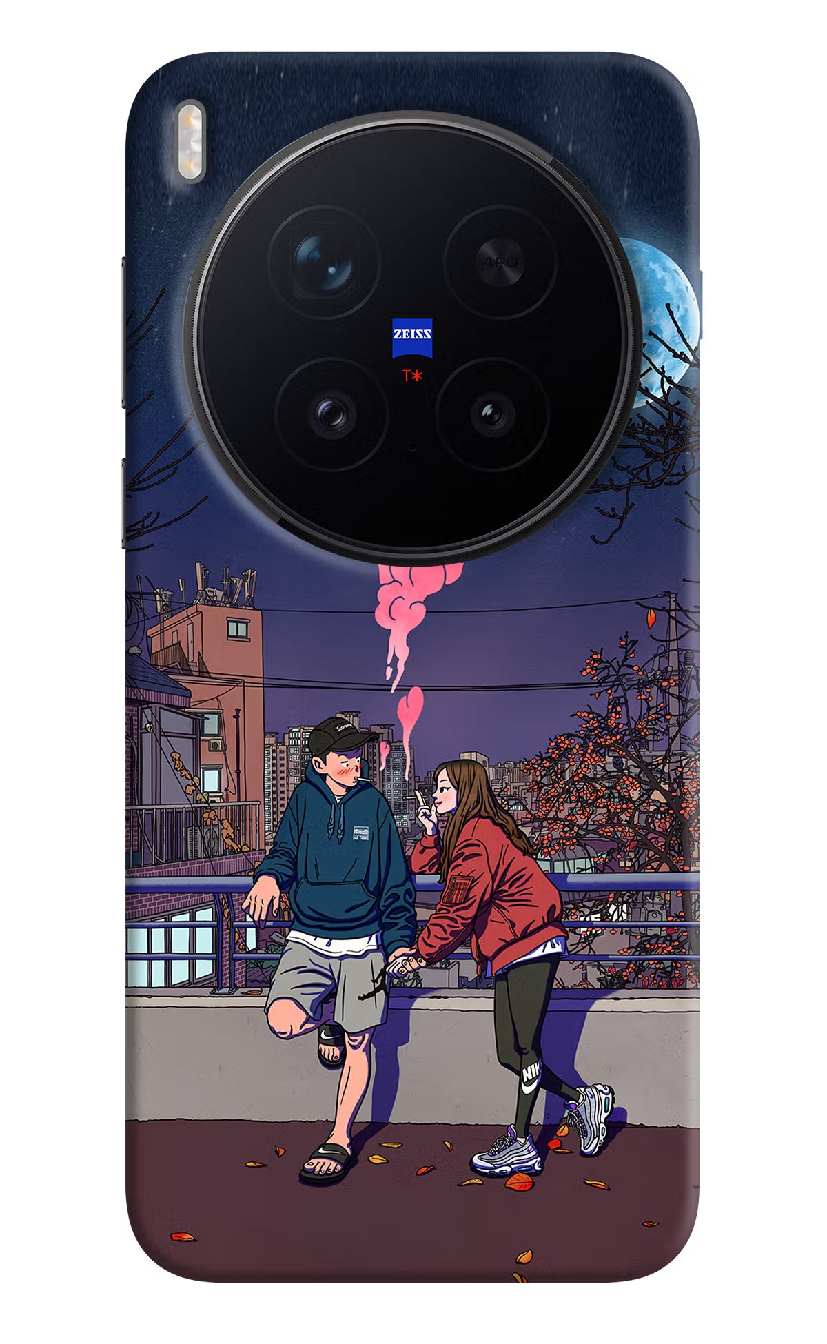 Chilling Couple Vivo X300 Pro Hard Case Back Cover by Casekaro