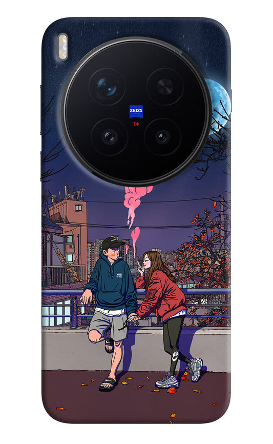 Chilling Couple Vivo X300 Pro Hard Case Back Cover by Casekaro