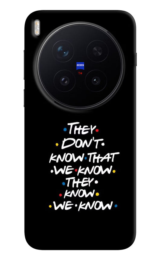 FRIENDS Dialogue Vivo X300 Pro Hard Case Back Cover by Casekaro