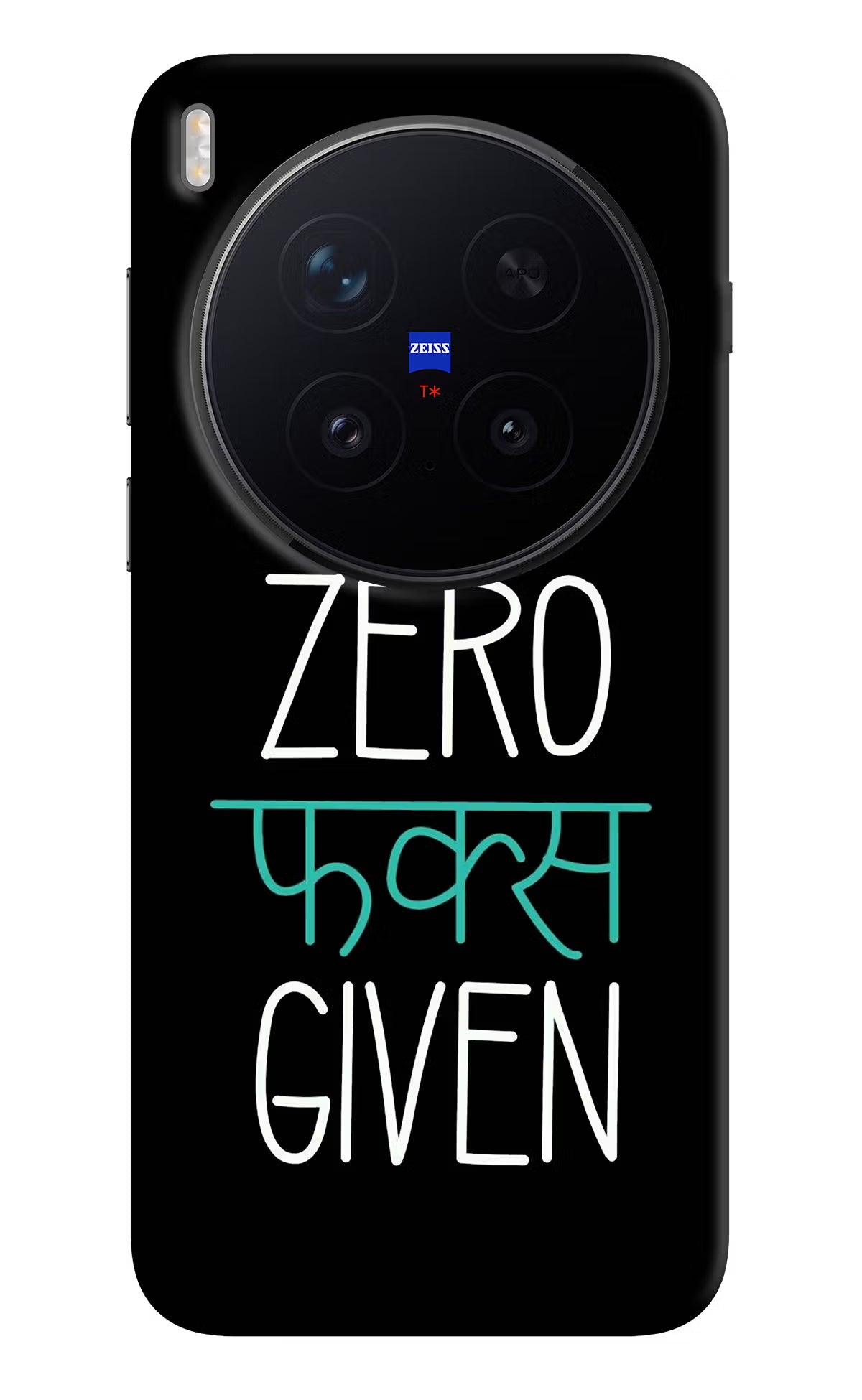 Zero Fucks Given Vivo X300 Pro Hard Case Back Cover by Casekaro