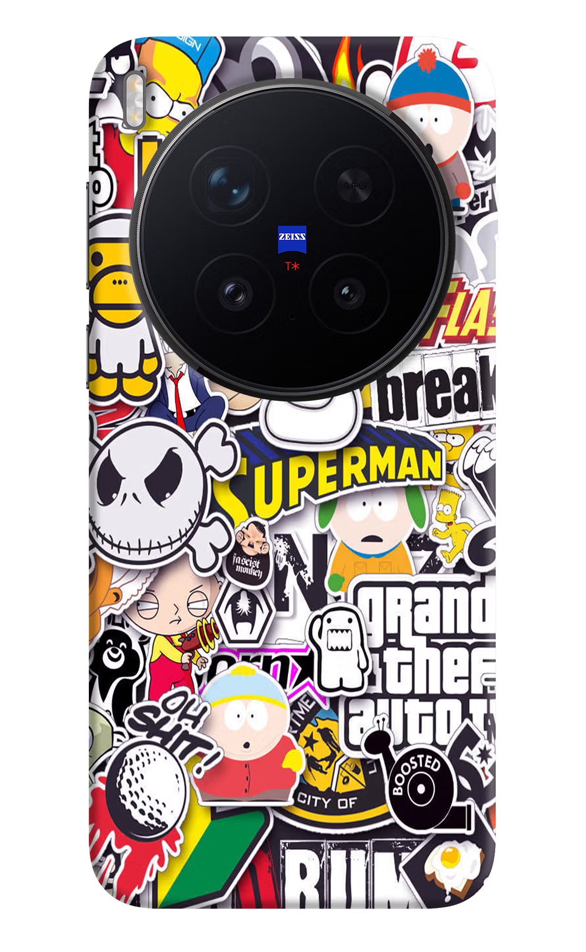 Sticker Bomb Vivo X300 Pro Hard Case Back Cover by Casekaro