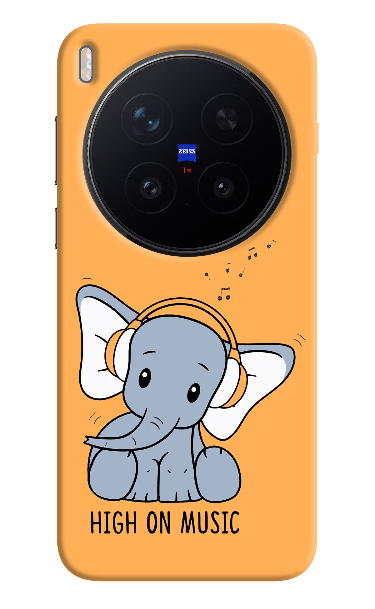 High On Music Vivo X300 Pro Hard Case Back Cover by Casekaro