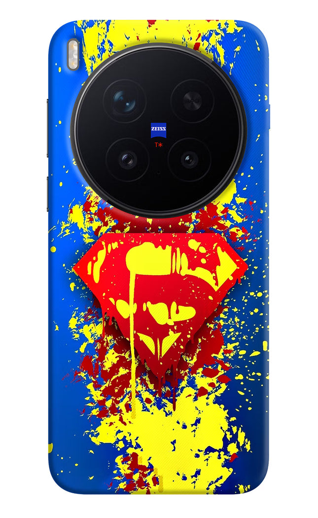 Superman logo Vivo X300 Pro Hard Case Back Cover by Casekaro