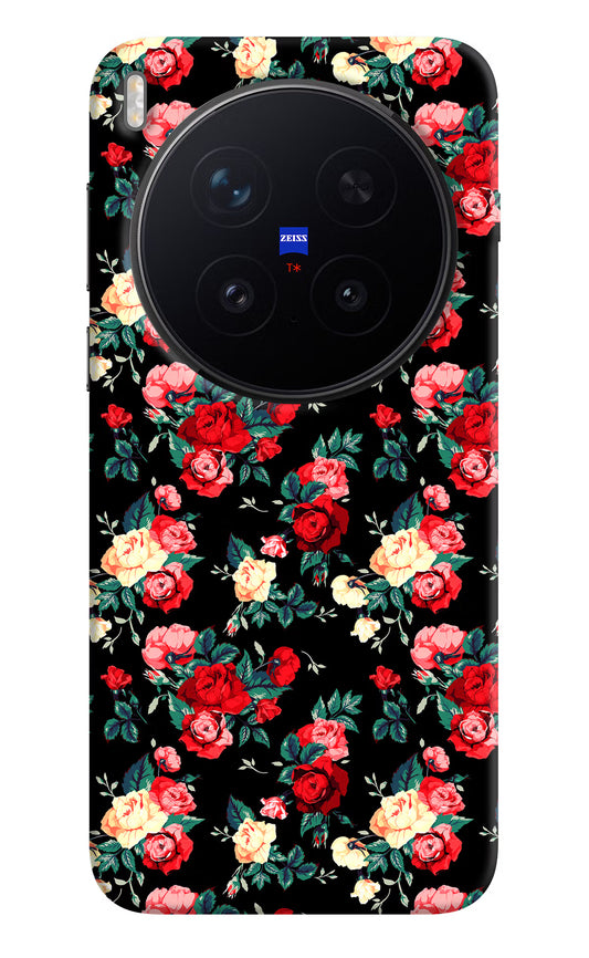 Rose Pattern Vivo X300 Pro Hard Case Back Cover by Casekaro