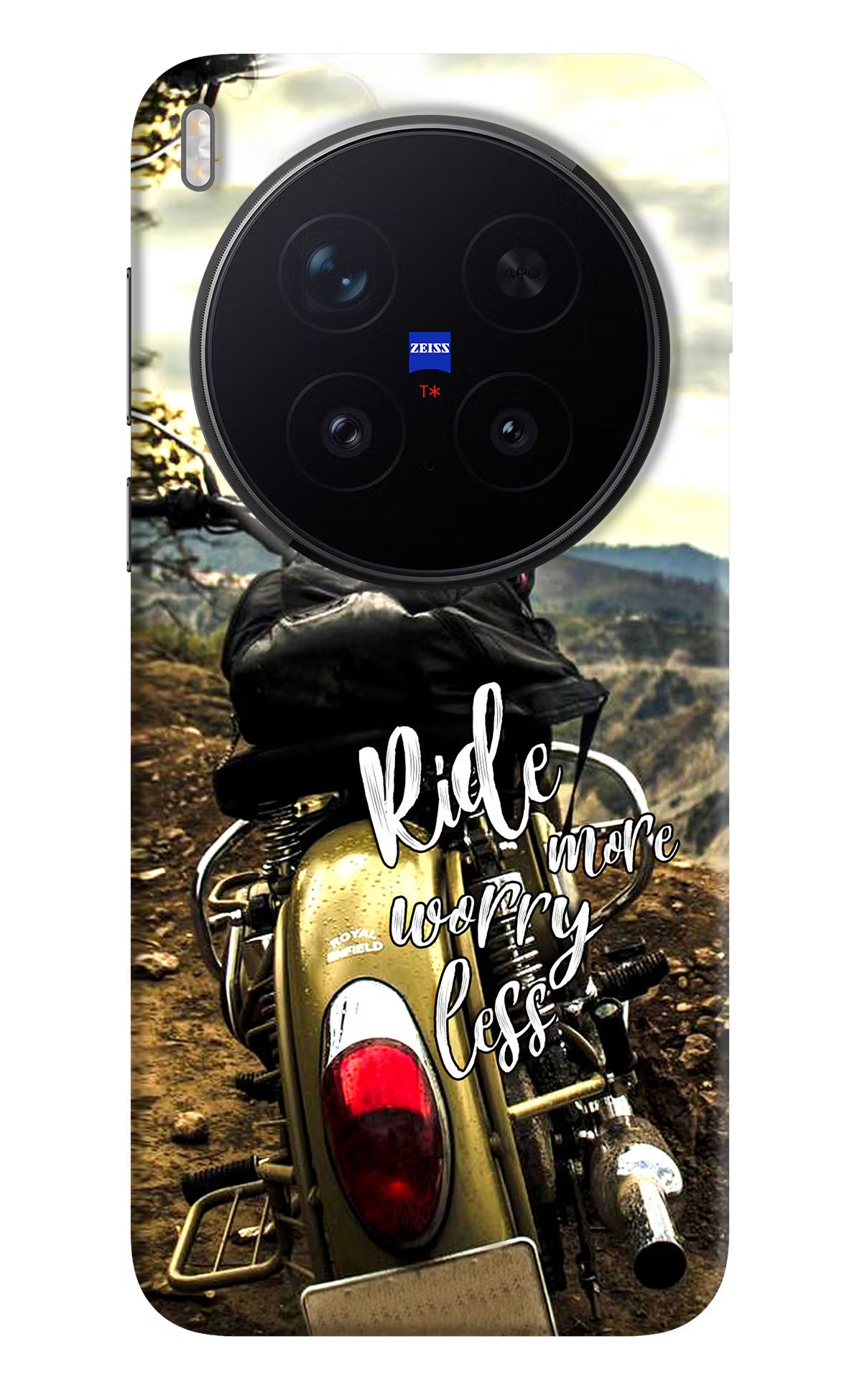 Ride More Worry Less Vivo X300 Pro Hard Case Back Cover by Casekaro