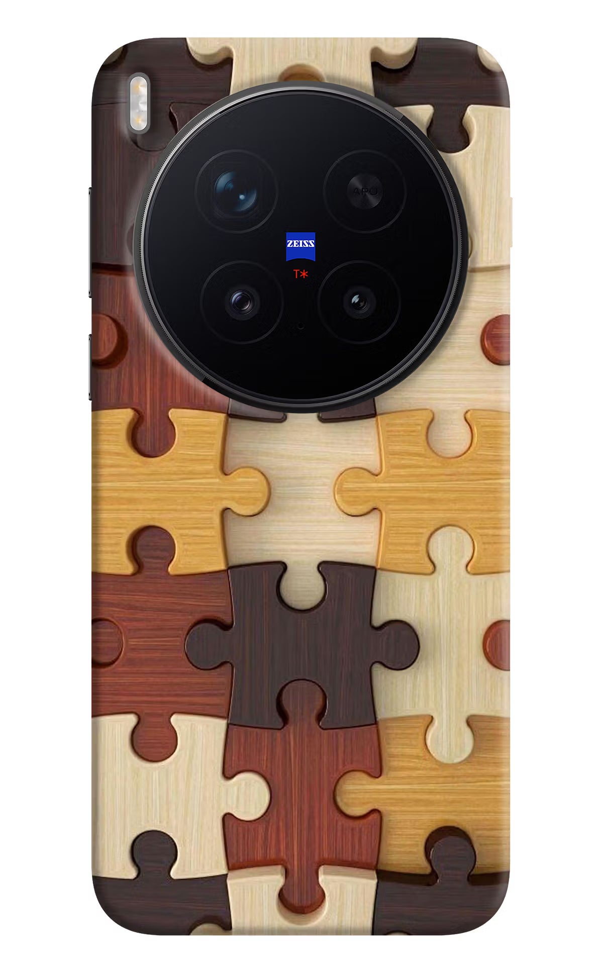 Wooden Puzzle Vivo X300 Pro Hard Case Back Cover by Casekaro