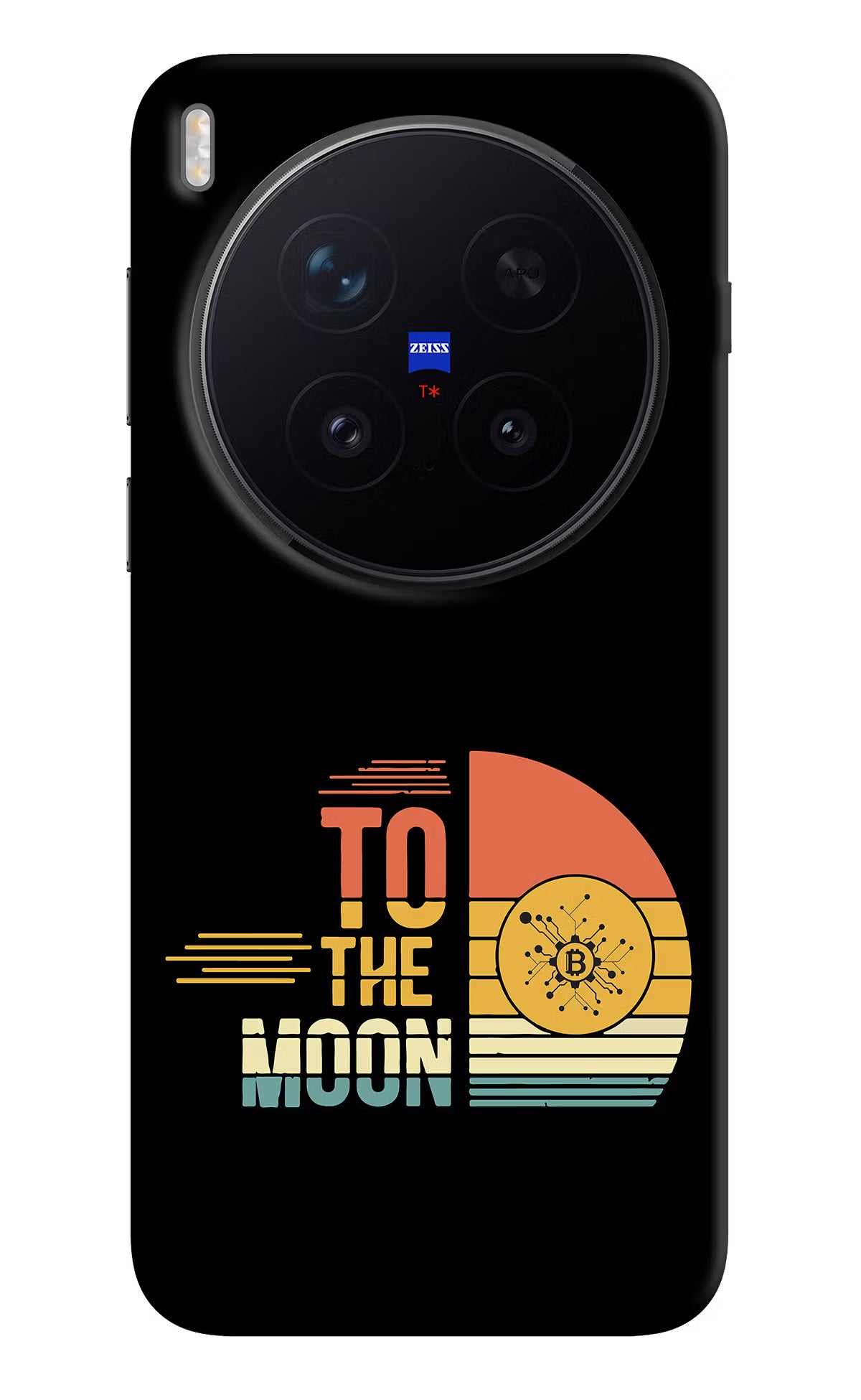 To the Moon Vivo X300 Pro Hard Case Back Cover by Casekaro