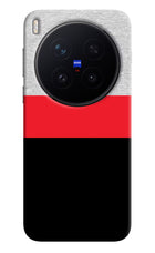 Tri Color Pattern Vivo X300 Pro Hard Case Back Cover by Casekaro
