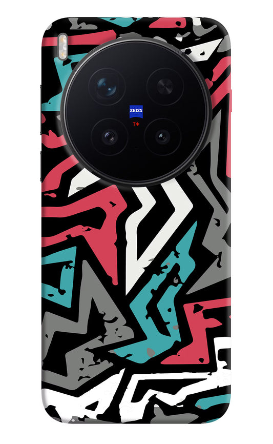 Geometric Graffiti Vivo X300 Pro Hard Case Back Cover by Casekaro