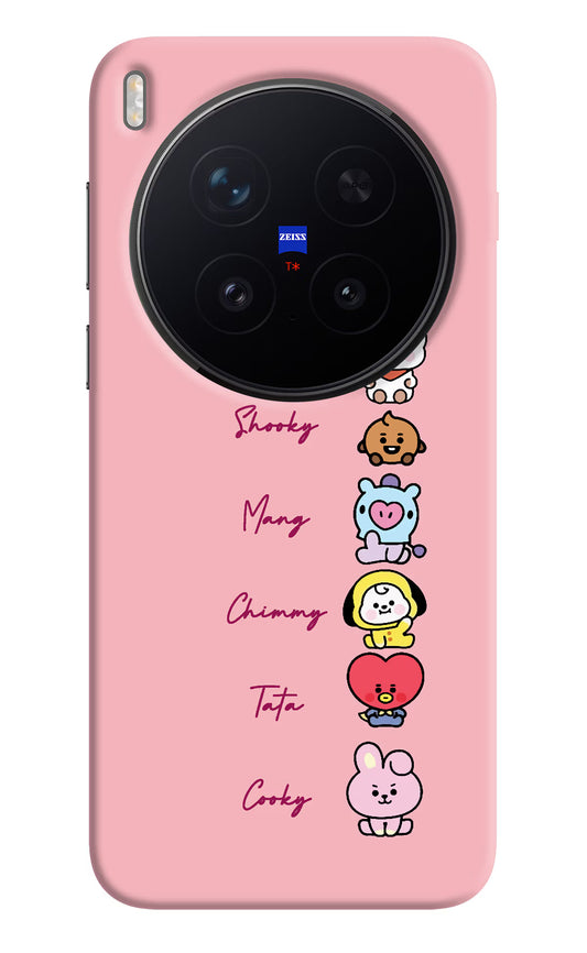 BTS names Vivo X300 Pro Hard Case Back Cover by Casekaro