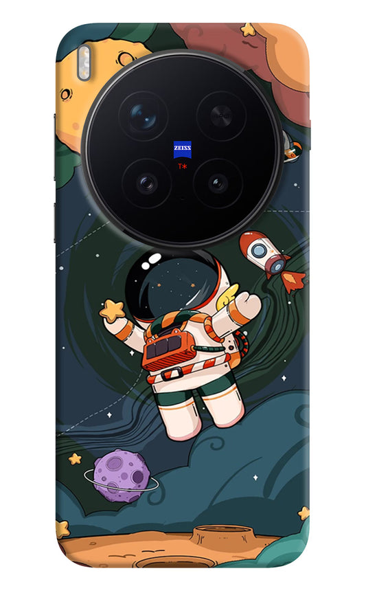 Cartoon Astronaut Vivo X300 Pro Hard Case Back Cover by Casekaro