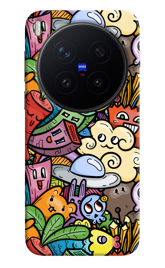 Veggie Doodle Vivo X300 Pro Hard Case Back Cover by Casekaro