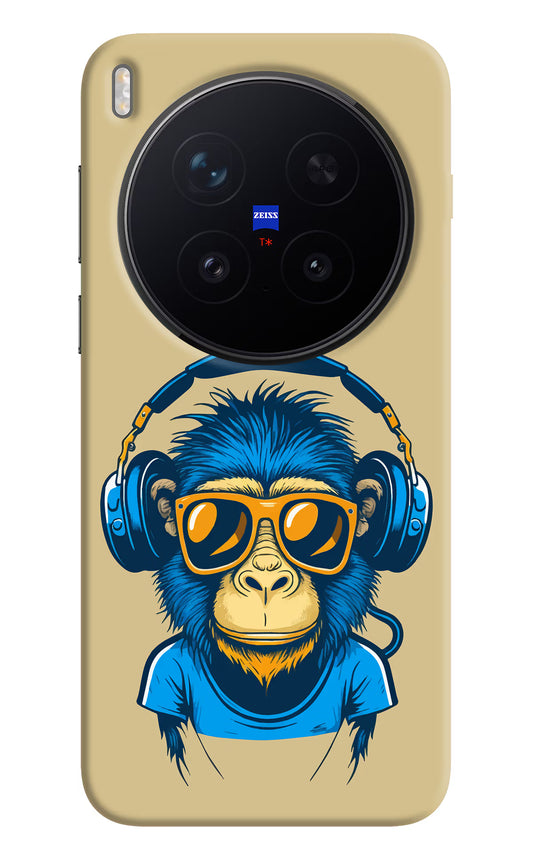 Monkey Headphone Vivo X300 Pro Hard Case Back Cover by Casekaro
