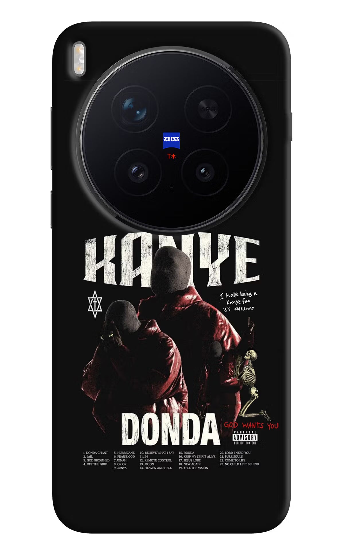 Donda Kanye West Vivo X300 Pro Hard Case Back Cover by Casekaro