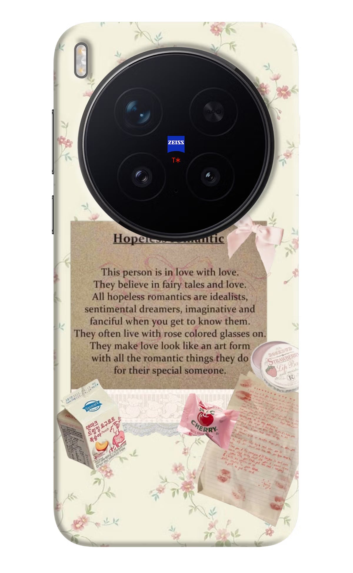 Hopeless Romantic Vivo X300 Pro Hard Case Back Cover by Casekaro
