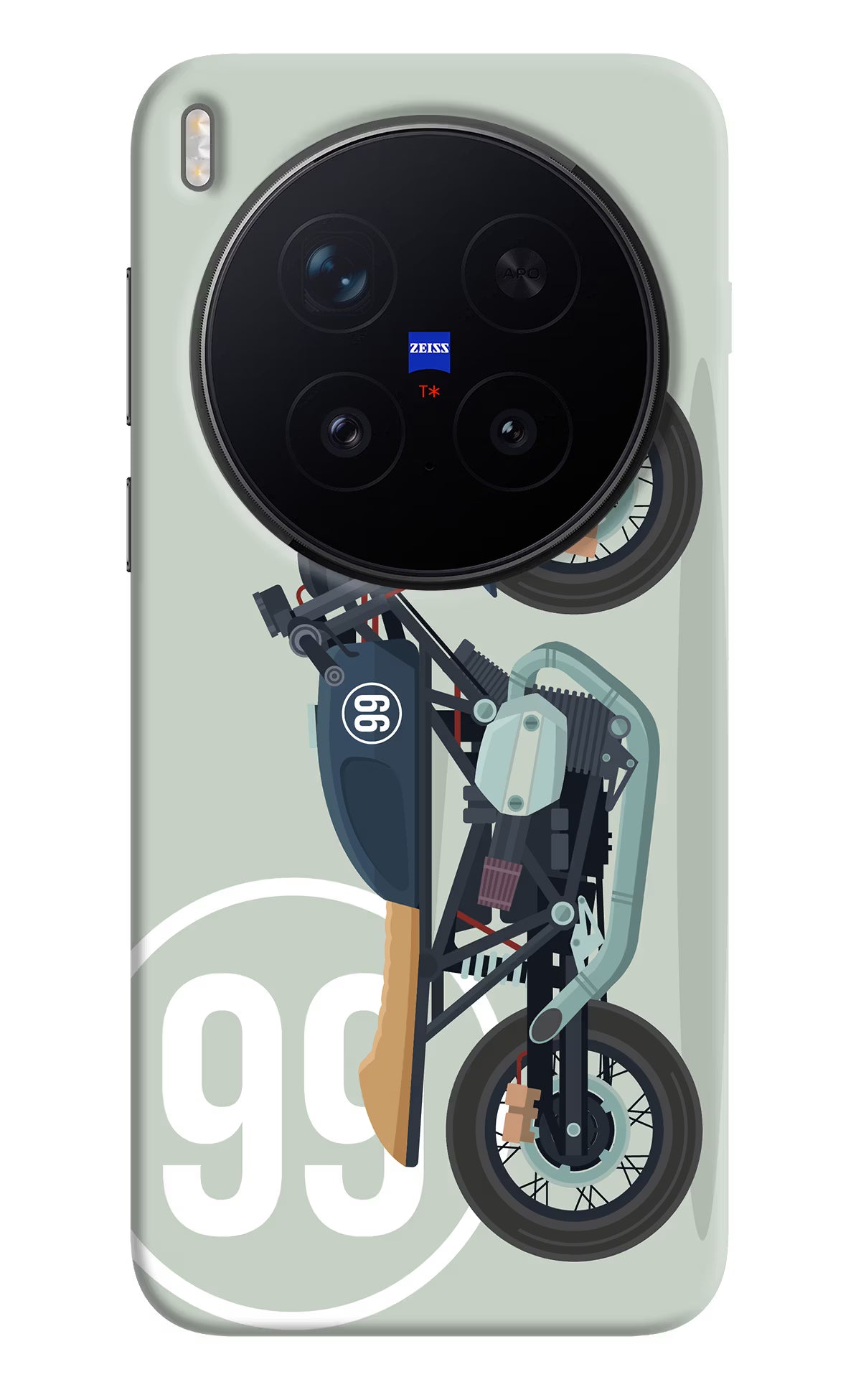 Classic Cafe Racer 99 Vivo X300 Pro Hard Case Back Cover by Casekaro