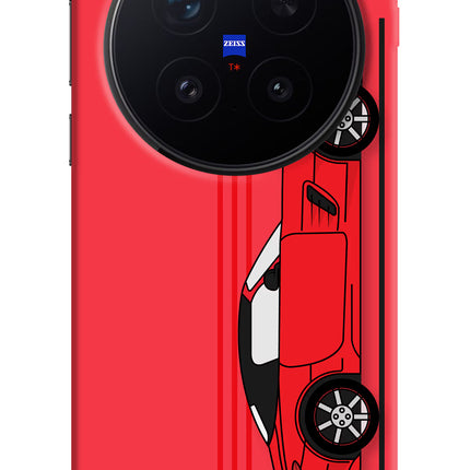 Red Velocity Vivo X300 Pro Hard Case Back Cover by Casekaro