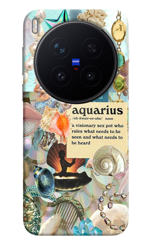 Aquarius Zodiac Vivo X300 Pro Hard Case Back Cover by Casekaro
