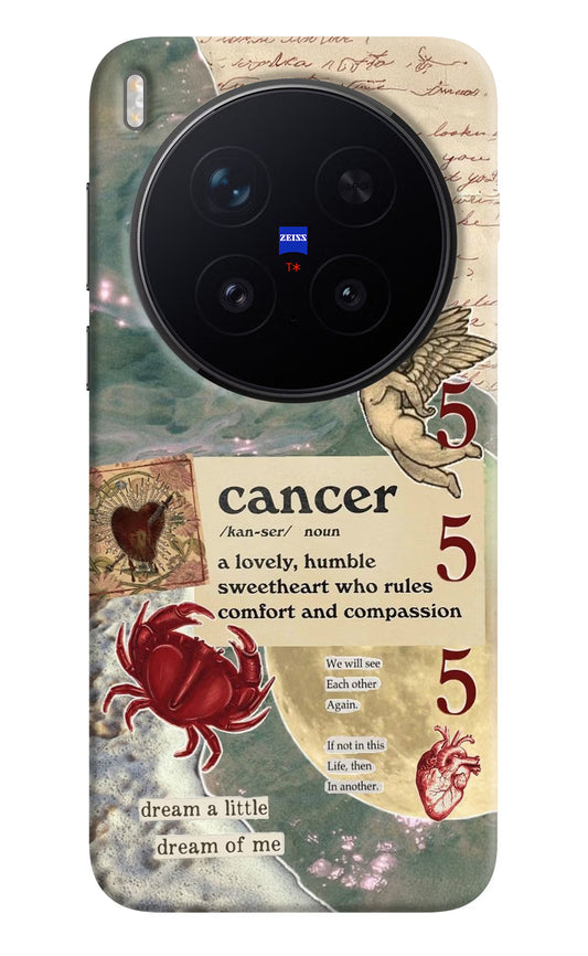 Cancer Zodiac Vivo X300 Pro Hard Case Back Cover by Casekaro