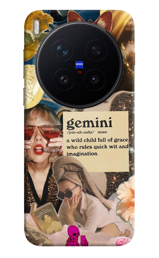 Gemini Zodiac Vivo X300 Pro Hard Case Back Cover by Casekaro