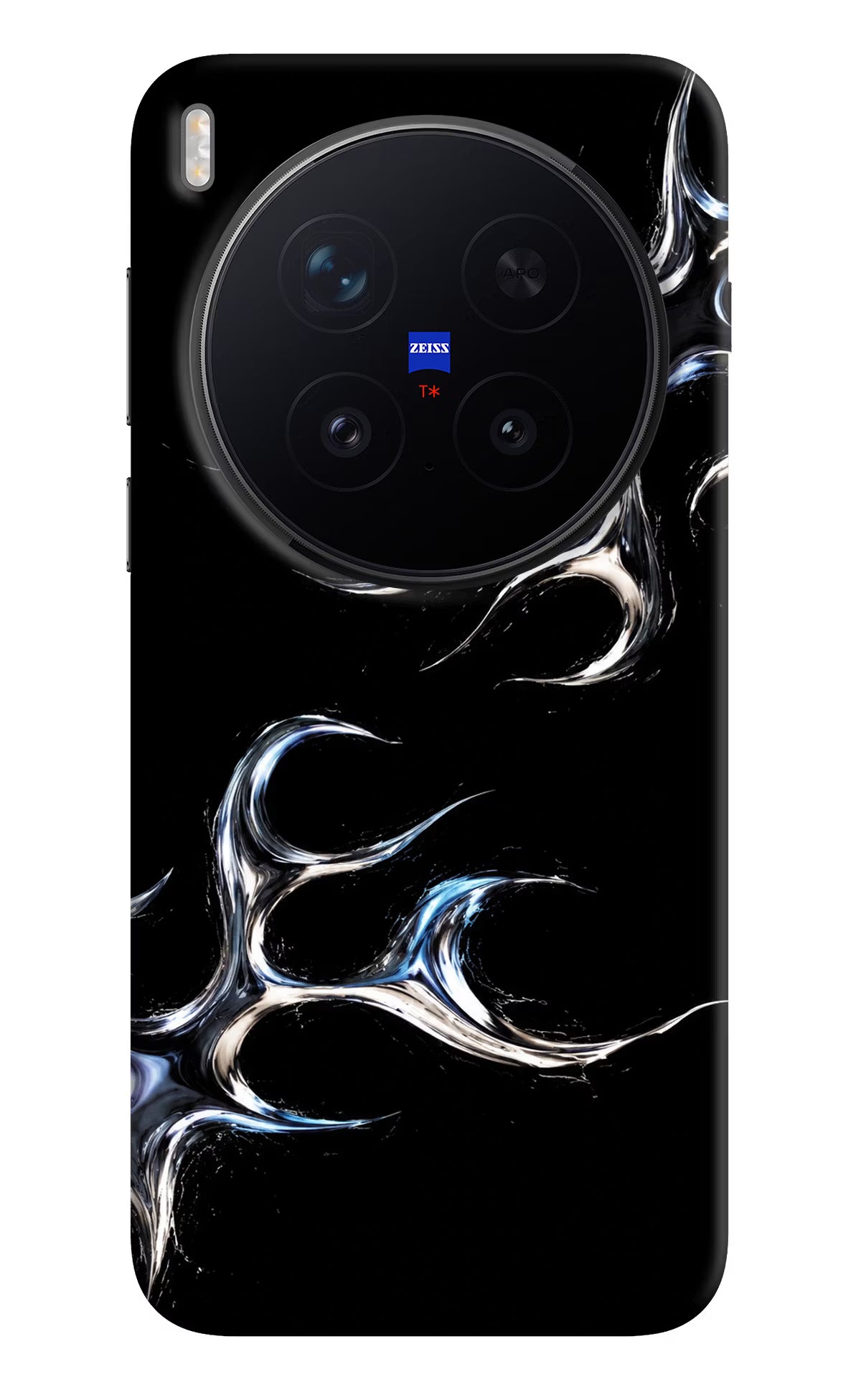 Chrome Tribal Vivo X300 Pro Hard Case Back Cover by Casekaro