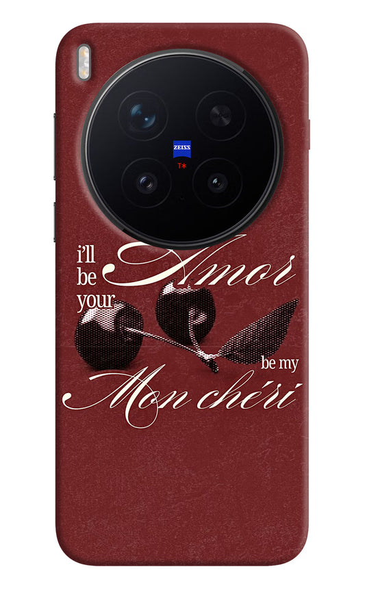 Velvet Cherry Vivo X300 Pro Hard Case Back Cover by Casekaro