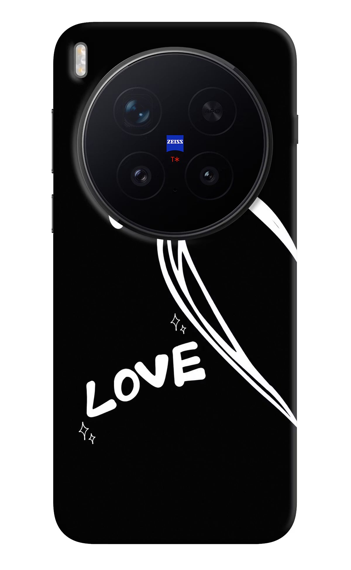 Love Line Vivo X300 Pro Hard Case Back Cover by Casekaro