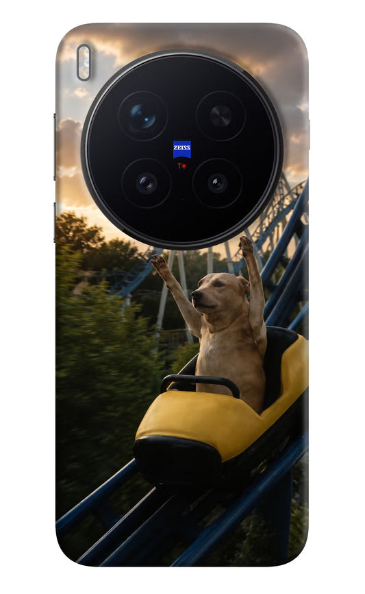 Rollercoaster Dog Vivo X300 Pro Hard Case Back Cover by Casekaro