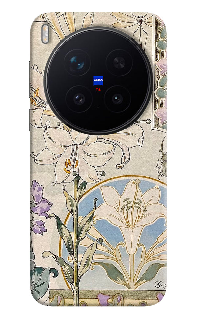 White Lily Vivo X300 Pro Hard Case Back Cover by Casekaro