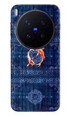 Koi Blue Vivo X300 Pro Hard Case Back Cover by Casekaro