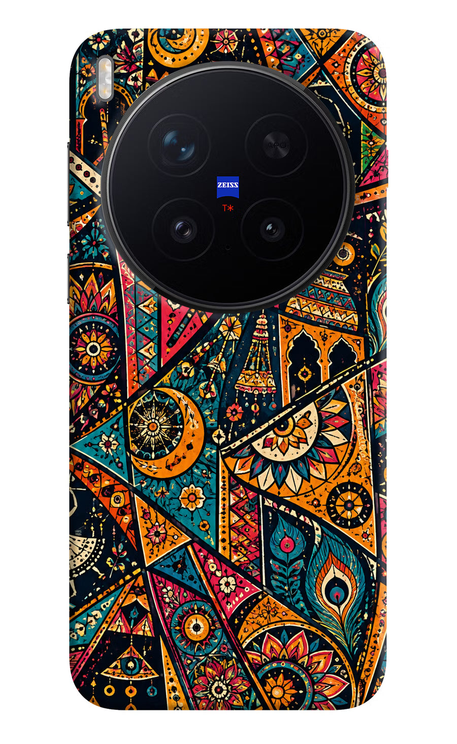 Folk Print Vivo X300 Pro Back Cover, Hard case