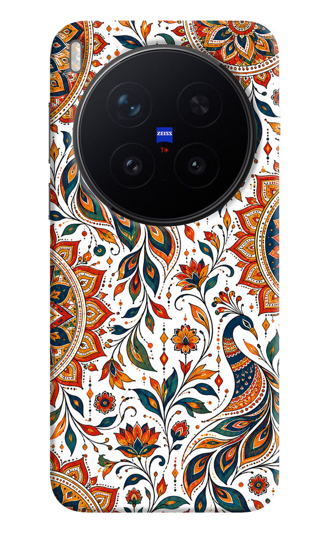 White Mayura Vivo X300 Pro Hard Case Back Cover by Casekaro