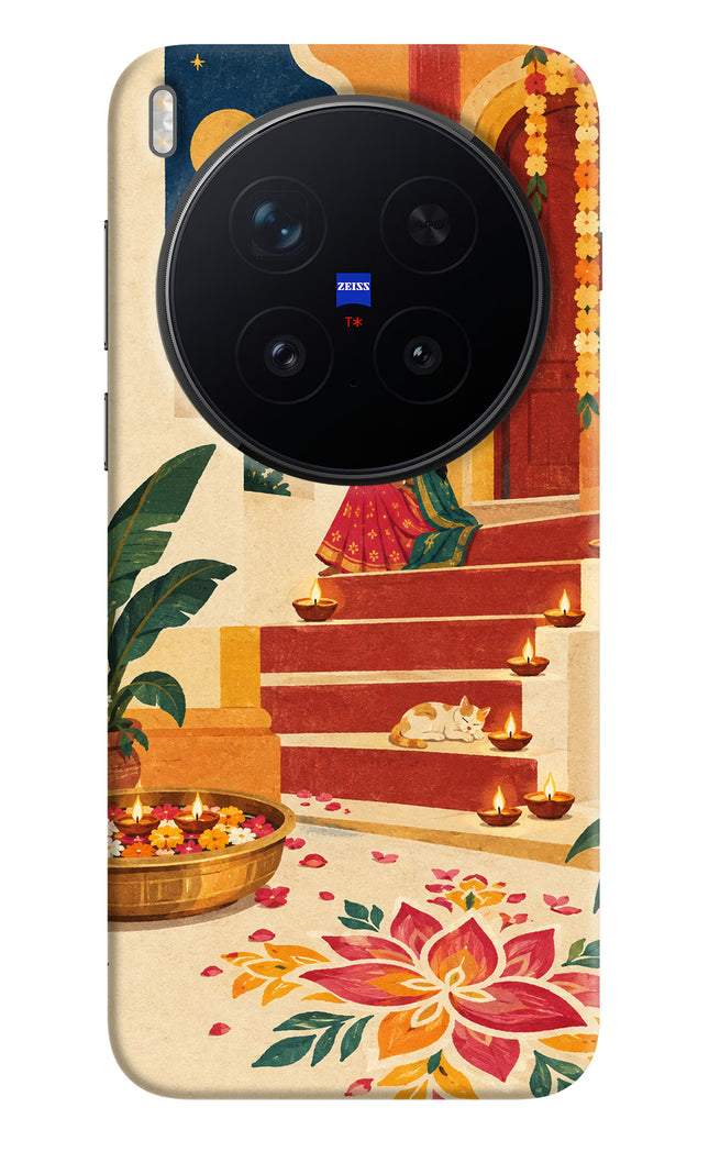 Diwali Rangoli Vivo X300 Pro Hard Case Back Cover by Casekaro