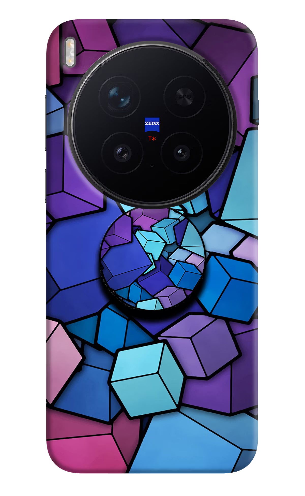 Cubic Abstract Vivo X300 Pro Pop Case by Casekaro