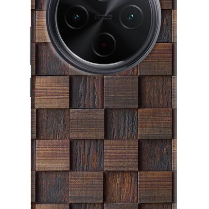 Wooden Cube Design iQOO Z10 5G Hard Case Back Cover by Casekaro