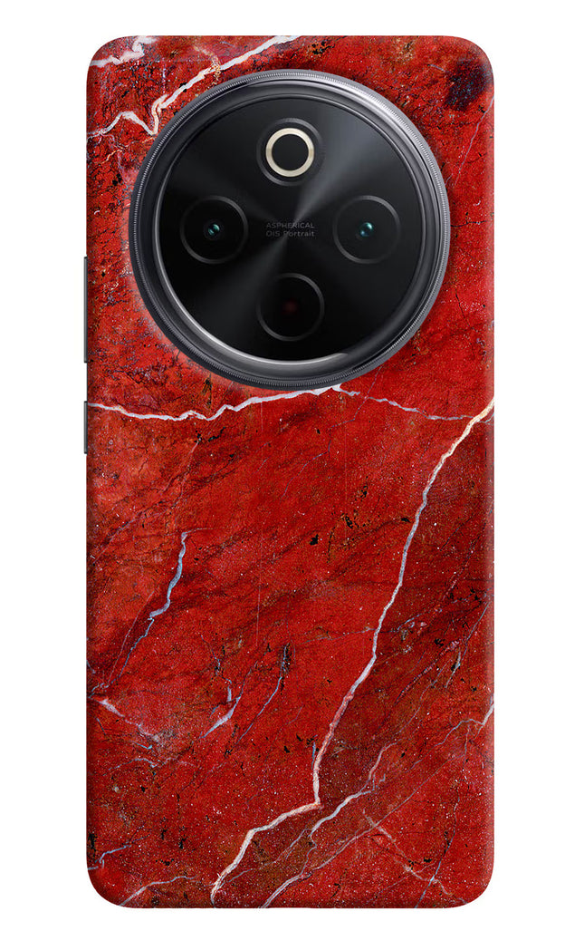Red Marble Design iQOO Z10 5G Hard Case Back Cover by Casekaro