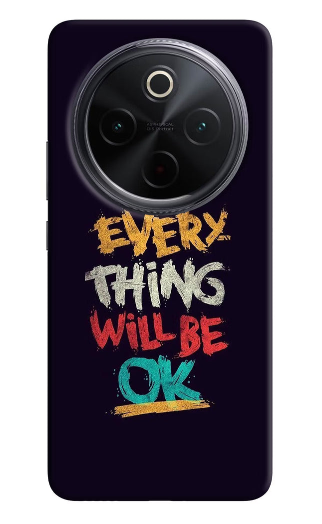 Everything Will Be Ok iQOO Z10 5G Hard Case Back Cover by Casekaro