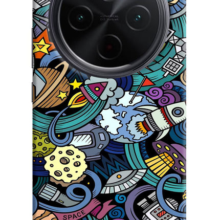 Space Abstract iQOO Z10 5G Hard Case Back Cover by Casekaro