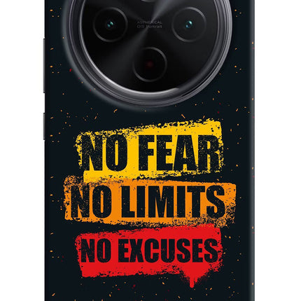 No Fear No Limits No Excuse iQOO Z10 5G Hard Case Back Cover by Casekaro