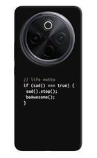 Life Motto Code iQOO Z10 5G Hard Case Back Cover by Casekaro
