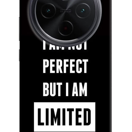 I Am Not Perfect But I Am Limited Edition iQOO Z10 5G Hard Case Back Cover by Casekaro