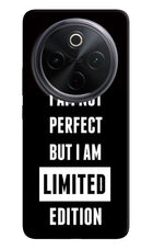I Am Not Perfect But I Am Limited Edition iQOO Z10 5G Hard Case Back Cover by Casekaro