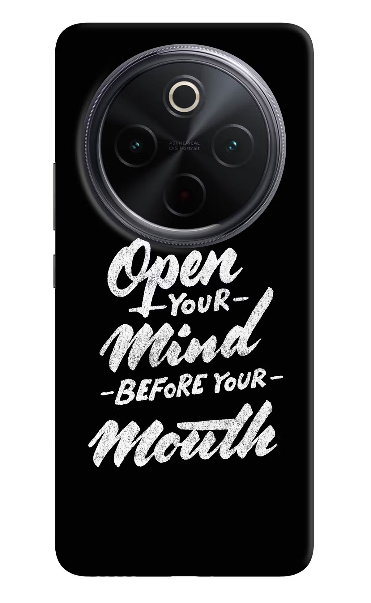 Open Your Mind Before Your Mouth iQOO Z10 5G Hard Case Back Cover by Casekaro