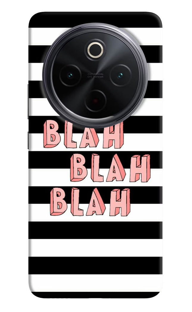 Blah Blah Blah iQOO Z10 5G Hard Case Back Cover by Casekaro