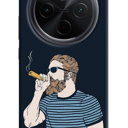 Smoking iQOO Z10 5G Hard Case Back Cover by Casekaro