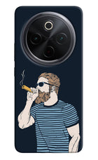 Smoking iQOO Z10 5G Hard Case Back Cover by Casekaro